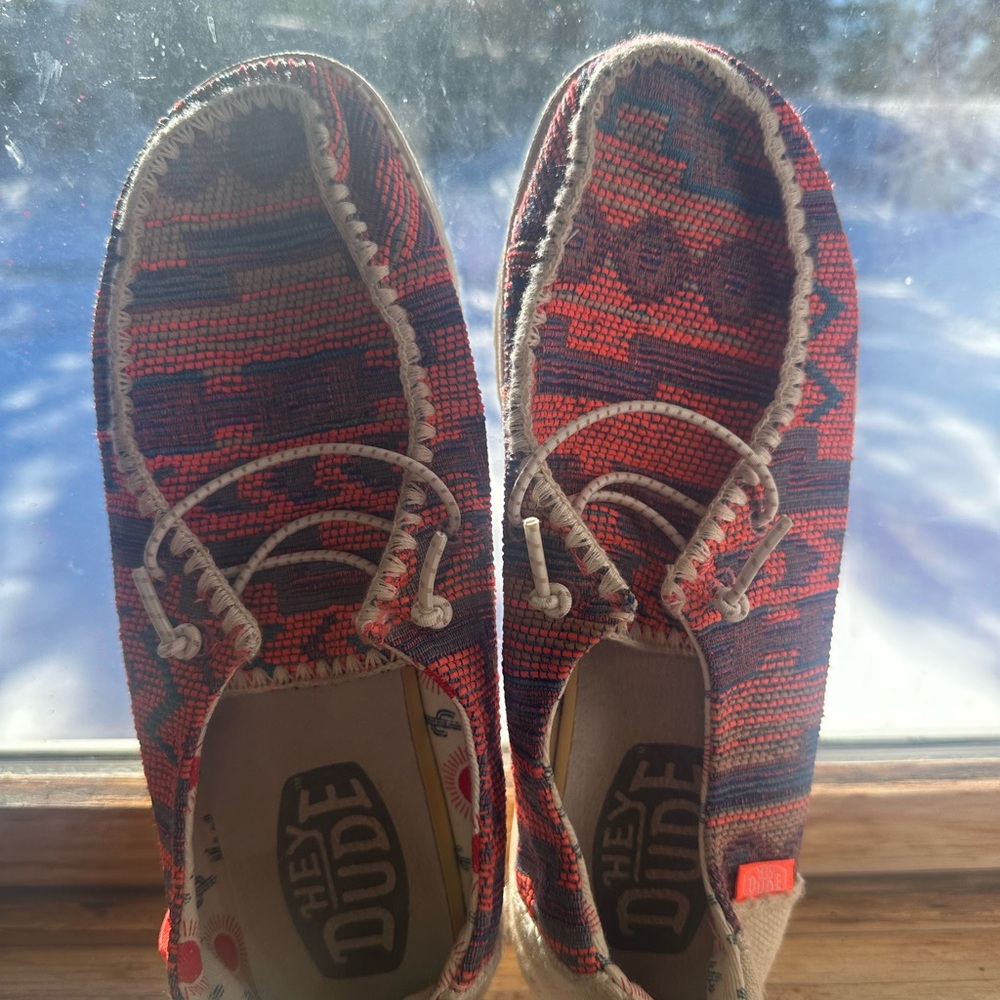 Hey Dude Multicolor Zigzag Casual Shoes - Picture 4 of 6